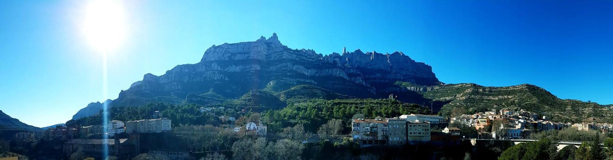 Piso Con Desayuno Incluido Y Vistas A La Montana. Apartment Monistrol de Montserrat Exterior photo